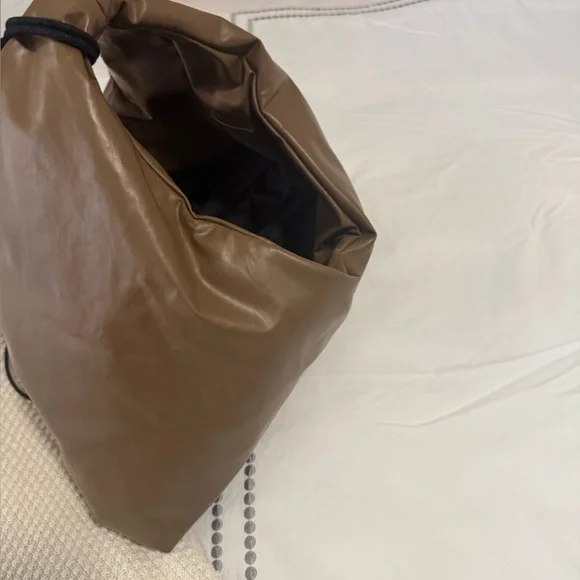 NWT Kassl Editions Anchor Hand Small Oil Camel Designer Handbag - Picture 6 of 11